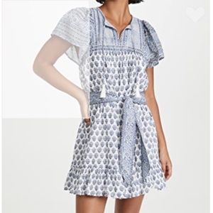 Cleobella Leah Belted Cotton Mini Dress